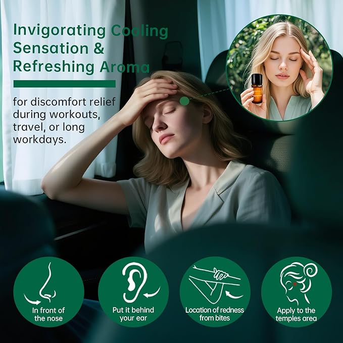 100% Pure Peppermint Essential Oil – Cooling Mint Aroma for Diffuser, Hair & Skin,Natural Mint Oil for Face, Body & Self-Care,0.34 Fl Oz for Aromatherapy & DIY Candles,USDA Certified Organic