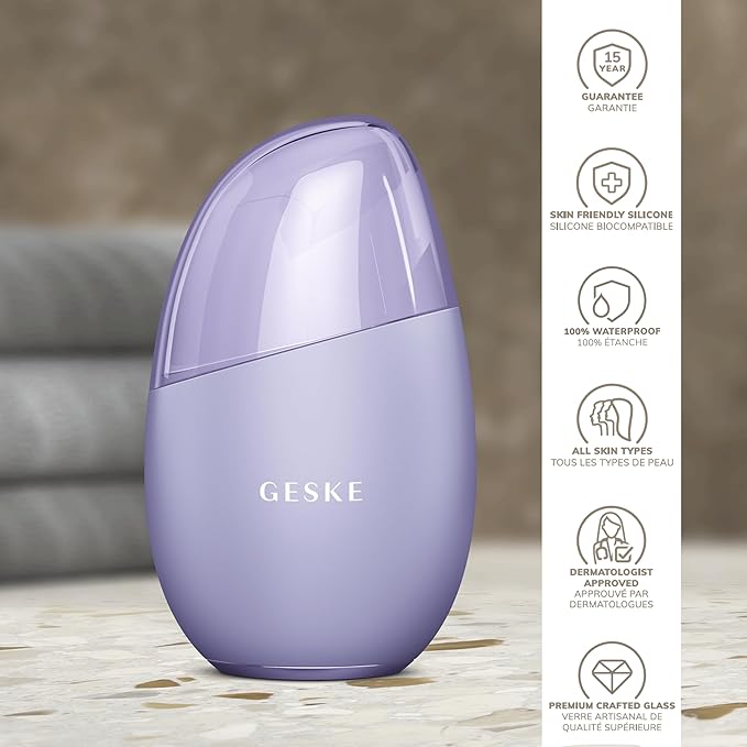 SmartAppGuided™ Cool & Warm Eye & Face Massager | 7 in 1 | Multi Massager | Face & Neck | Battery-free Cooling & Warming | Firms, Relaxes & De-Puffs Skin | Eye-Nose Area Targeted Design