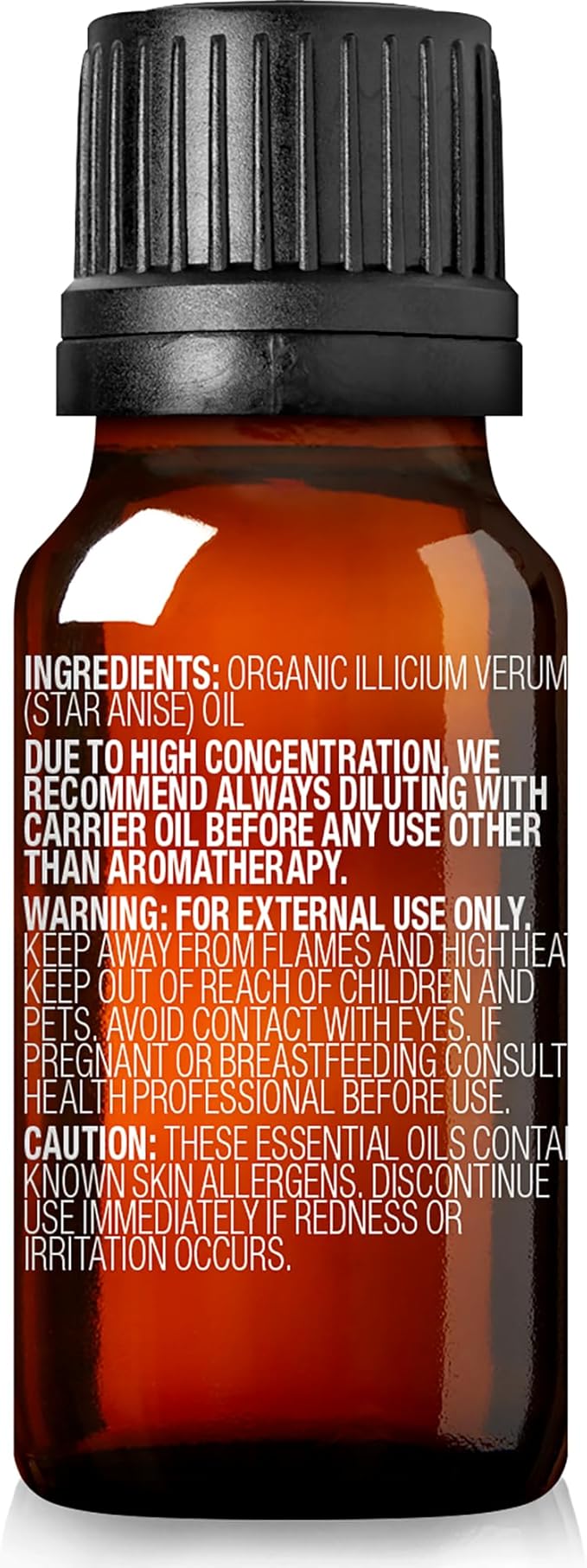 Cliganic Organic Star Anise Essential Oil, 100% Pure Natural for Aromatherapy | Non-GMO Verified