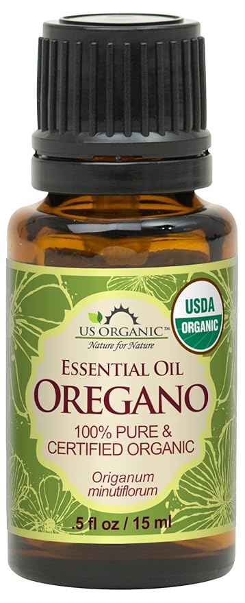 US Organic 100% Pure Oregano Essential Oil - USDA Certified Organic, Steam Distilled (15 ml)