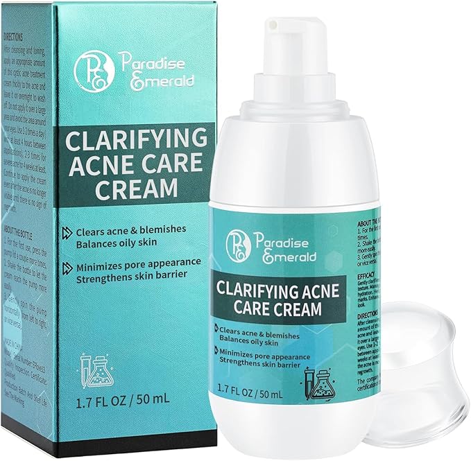 Acne Treatment for Face: Salicylic Acid Serum for Acne-Prone Men Women - Pimple Cream for Body Back