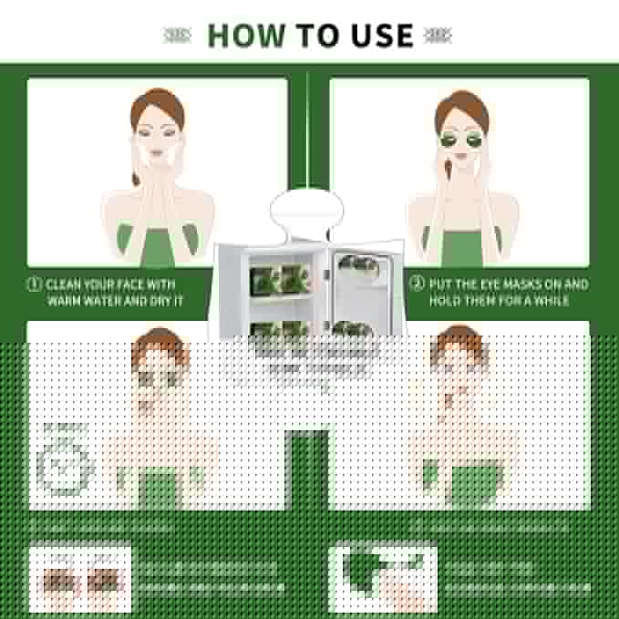 Under Eye Masks for Dark Circles and Puffiness 70PCS, Under Eye Patches for Puffy Eyes Treatment, Under Eye Gel Pads w/Seaweed, Aloe Vera, Peptides for Eye Bags Treatment, Eye Mask Patches Skincare