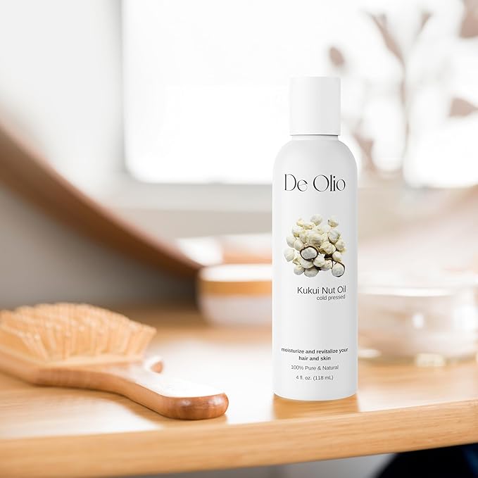 | Kukui Nut Oil | 100% Pure & Natural | Imported from Hawaii | Cold Pressed | Carrier Oil for Skin, Face, Hair, Soap Making | 32fl. oz. (946 mL)