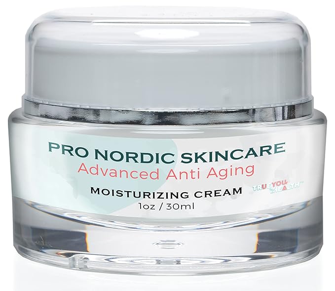 Pro Nordic Skincare Advanced Anti Aging Moisturizing Cream - Day & Night Wrinkle-Correcting Formula - Contains Vitamin C & A - Reduce Appearance of Wrinkles & Lines - Support Collagen Production