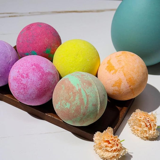Organic Natural Vegan Colorful Handmade Bath Bombs Essential Oil