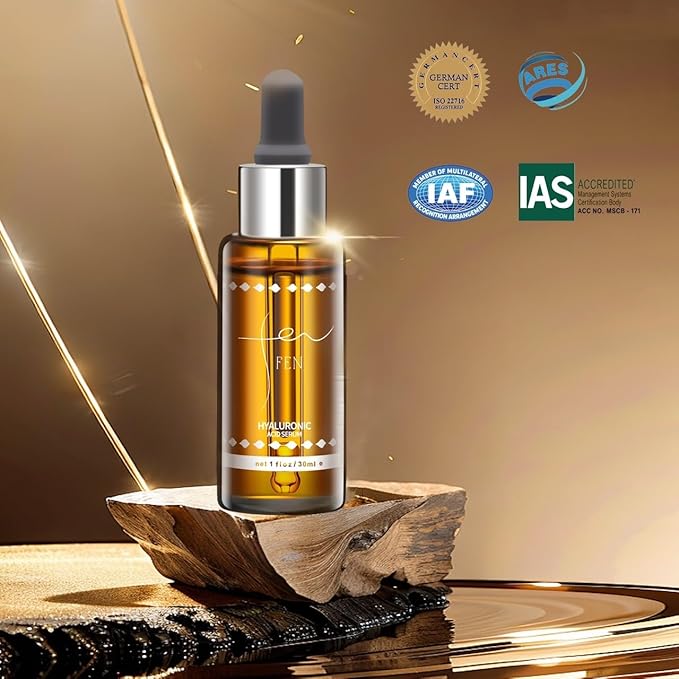 85% Hyaluronic Acid Serum – Deep Hydration & Anti-Aging Moisturizer, Lightweight & Fast-Absorbing, Enriched with B5,Aloe & Chamomile for Plump, Radiant, Glass Skin – 30ml / 1oz