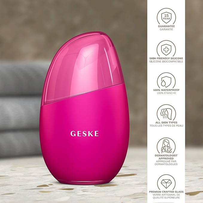 SmartAppGuided™ Cool & Warm Eye & Face Massager | 7 in 1 | Multi Massager | Face & Neck | Battery-free Cooling & Warming | Firms, Relaxes & De-Puffs Skin | Eye-Nose Area Targeted Design