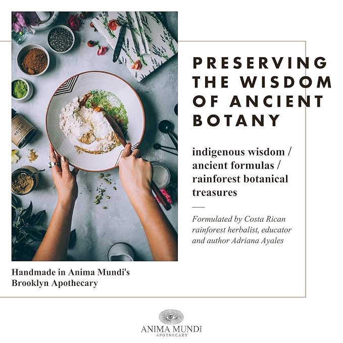 Anima Mundi Collagen Booster Facial Oil - Hydrating Organic Plant-Based Collagen Oil with He Shou Wu & Rose Petals - Restore & Regenerate Collagen Receptors for Glowing Skin Complexion (2oz / 59ml)