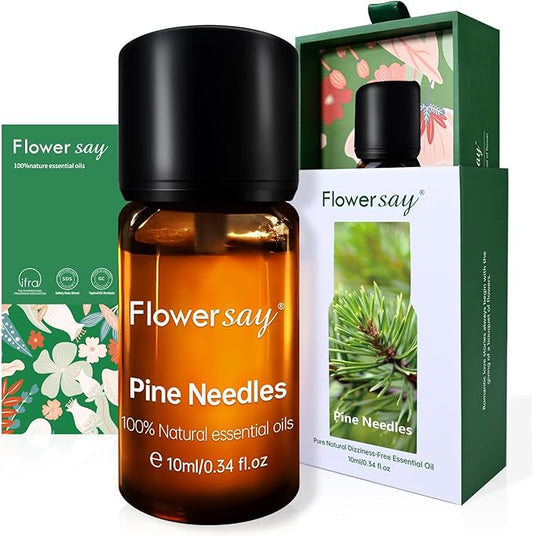 Pine Needles Essential Oil -100% Pure Natural MAX Undiluted Premium Therapeutic Grade Essential Oil 0.34Oz