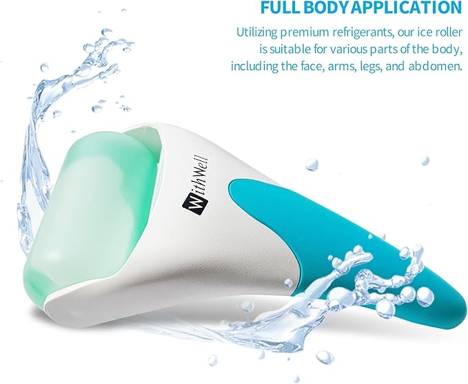 Korean Face Massager Ice Roller for Face and Eyes - Premium Quality, Smooth & Soft Skin Care Beauty Product with Soothing Effects