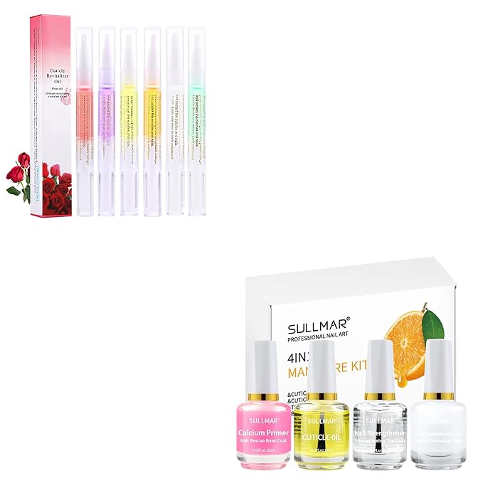Nail Cuticle Oil Nail Nutrition Oil Pen Repair Nail Care Kit with Cutucle Oil