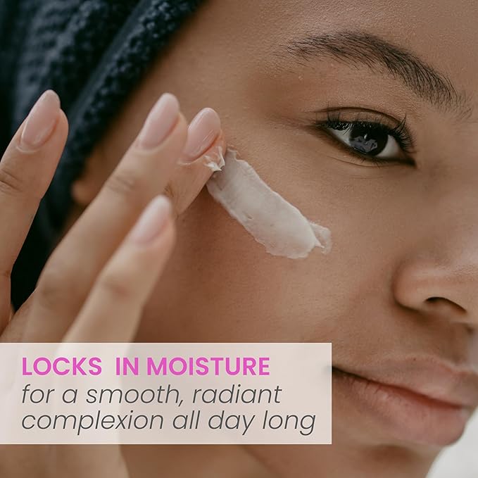 THENA CALM Face Moisturizer Cream Organic & Natural Skin Care, Ultra Hydrating With Hyaluronic Acid & Lavender Plant-based Skincare Anti aging Face Cream Dry Skin Facial Moisturizer For Women Men