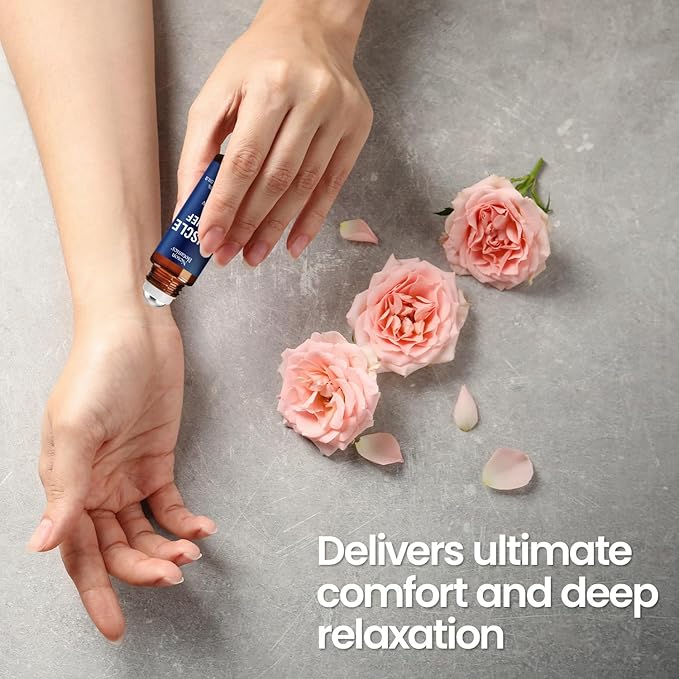 Muscle Relief Essential Oil Roll-On 10 ml - Pure Natural Blend for Sore Muscles, Aches & Recovery - Easy Roller for Athletes & Active Lifestyles - Nexon Botanics