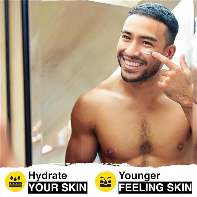 Lumin - Kickass Trio - Daily Face Moisturizer, Wrinkle Defense Serum & Dark Circle Defense Balm, Anti-aging skincare routine for men, Help with Clogged Pores, Dark Circles, Fine Lines, Wrinkles