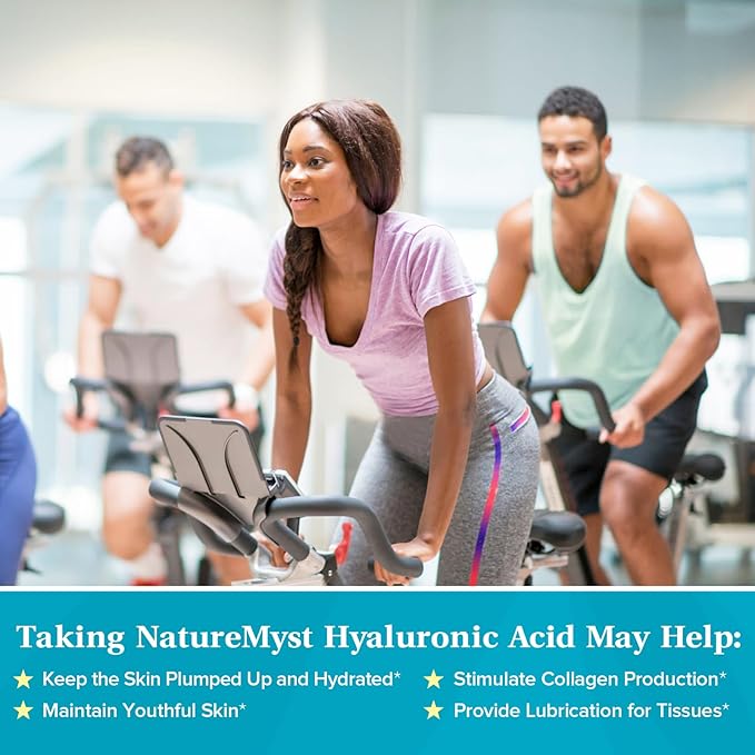 Hyaluronic Acid Supplement, with Vitamin C, 250mg Plant-Based HA, 90 Vegan Caps, for Skin & Eyes, Collagen Production, Easily Absorbable