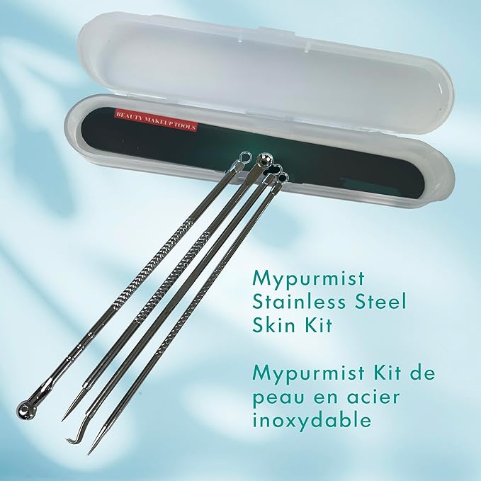 Mypurmist Facial Steam Mask Accessory - Convert Mypurmist Free/2 into Professional Facial Steamer, Hydrate Skin, Unclog Pores, Includes 4-Piece Skin Kit for Blackhead Removal