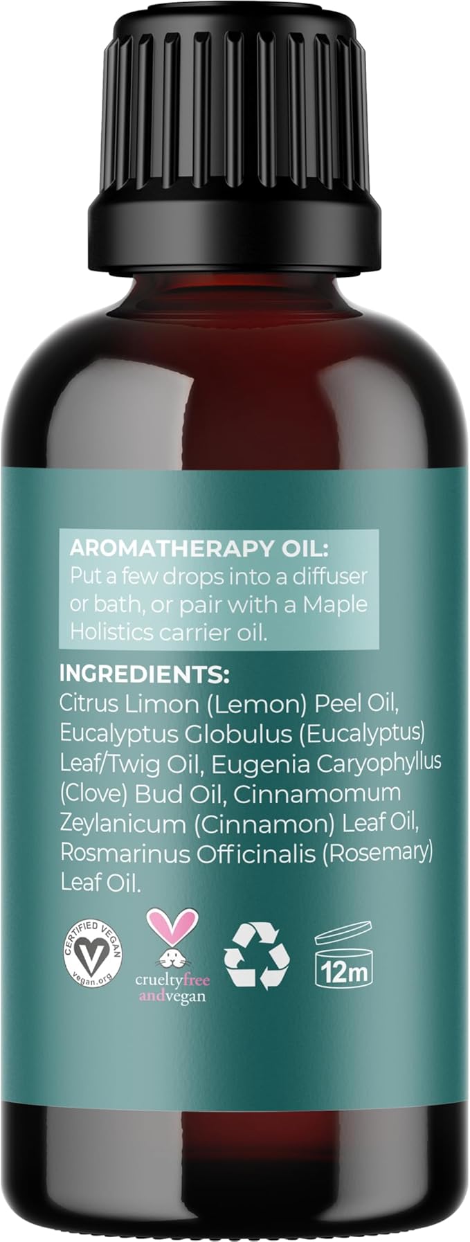 Thieves Myth Essential Oil Blend - Purification Essential Oil Blend for Diffuser of Undiluted Cinnamon Eucalyptus Lemon Rosemary and Clove Essential Oil - Cleansing Aromatherapy Diffuser Oil