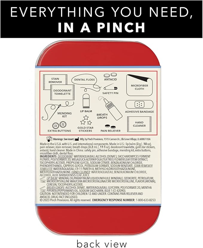 Pinch Provisions Unisex Teacher Kit - Includes 14 A+ Emergency Essential Items, The Ideal Gift for Your Favorite Teacher!