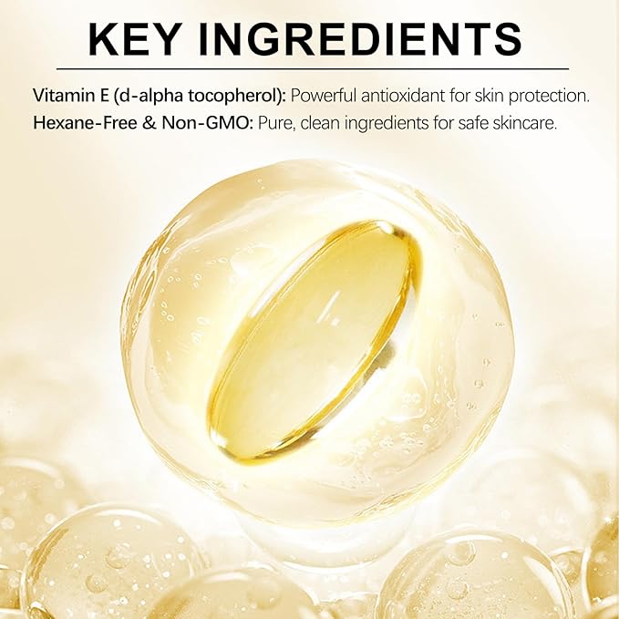 Pure Vitamin E Oil - 75,000 IU Vitamin E Oil for Face Skin, Scars, Face & Full Body Reduce Fine Lines & Scars, Moisturizing Skin, 2 Fl Oz