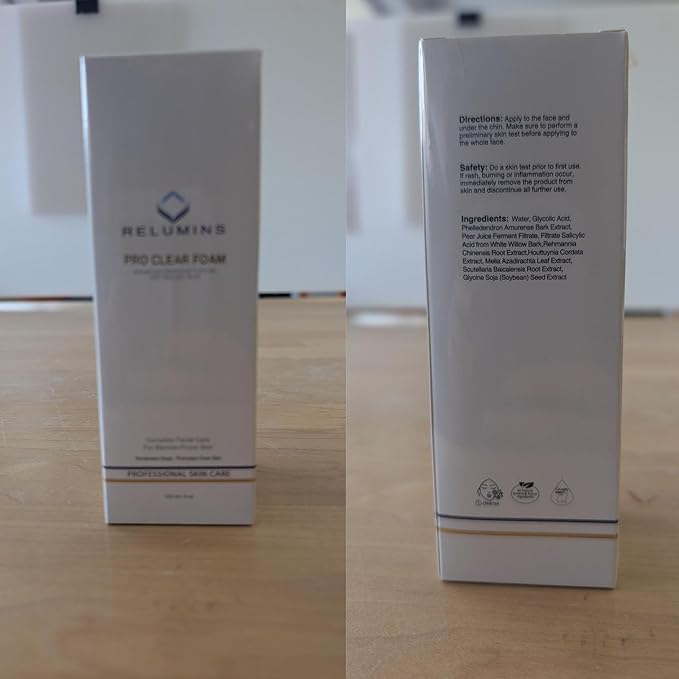 Relumins Pro Clear Skincare Set, Advanced Botanical Formula with Salicylic Acid, 4-in-1 Complete Clear Skin System to Control Pimple and Breakouts with 5-Piece Zit & Blackhead Removal Tool