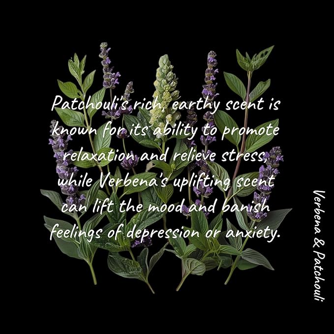 MELONY Massage Oil Candle for Pure Relaxation- 8.1 oz- Moisturizing Essential Oil Body Massage Candle for Home Spa- Amazing Gift for Women & Men (Verbena & Patchouli)