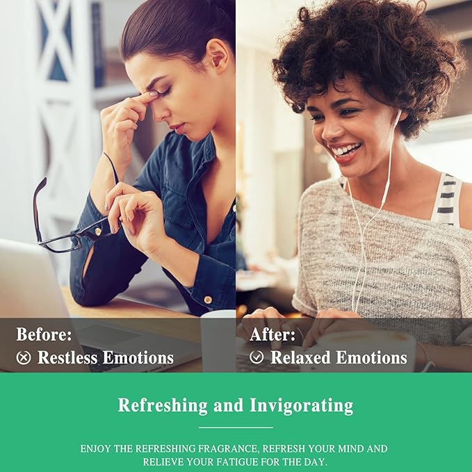 Peppermint Essential Oil, MAYJAM Premium Pure Essential Oils, 3.38FL.OZ Peppermint Oil for Diffusers Soap Candle Making, Ideal for Home Office Car Yoga Use