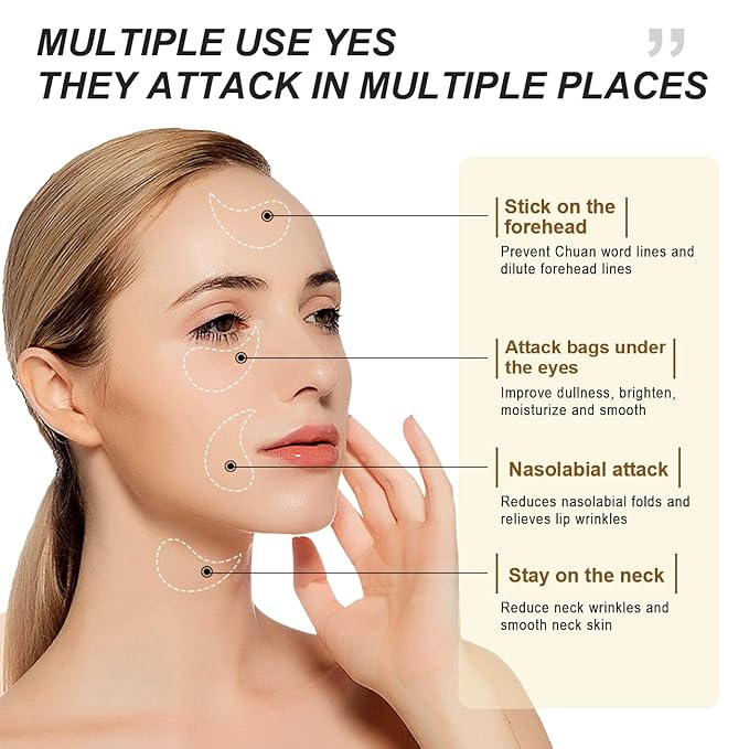 60 PCS Under Eye Patches,Under Eye Patches for Puffy Eyes and Dark Circles,Brightening Eye Masks,Eye Patches with Collagen for Dark Circles,Reduces Wrinkles and Relieves Pressure