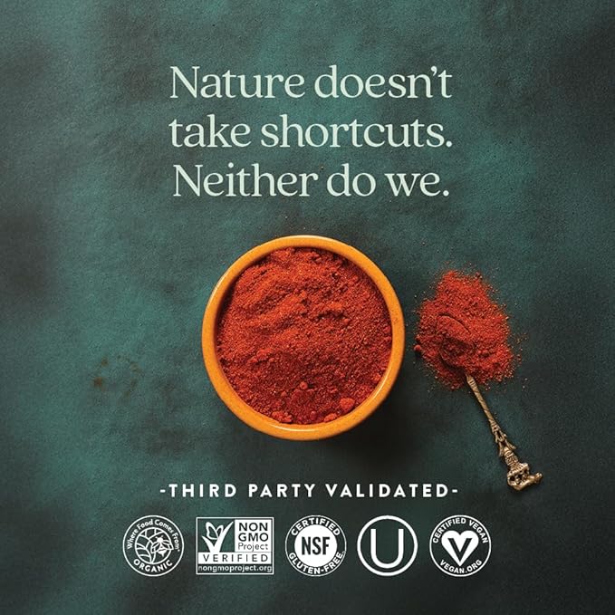 New Chapter Biotin Supplement, Vegan Hair Skin and Nails Vitamins with Fermented Biotin + Astaxanthin - 60 Count