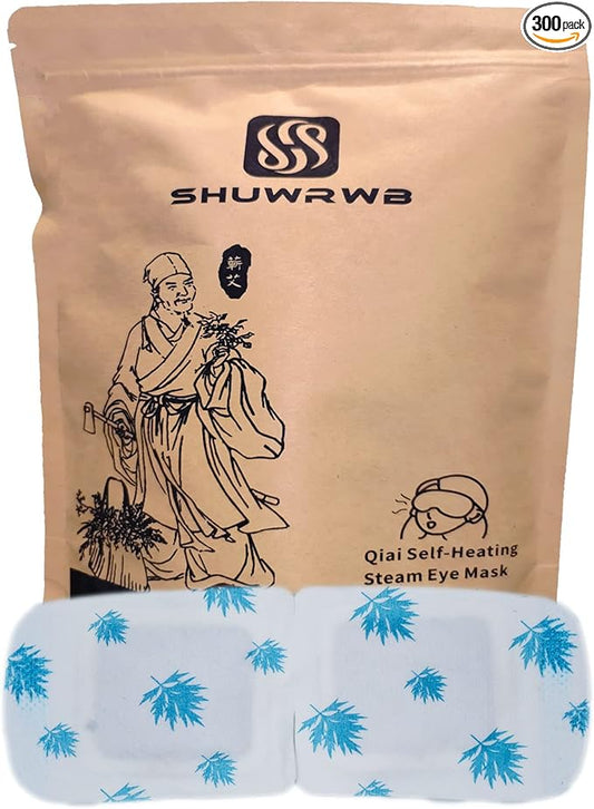 Qiai Self-Heating Steam Eye Mask 10 Packs for Better Sleep&Eye SPA|Reduce Dark Circles & Puffiness|Relief Eye Fatigue Dry&Itchy Eyes|Reduce Wrinkles|Heated Eye Mask Portable for Personal Care