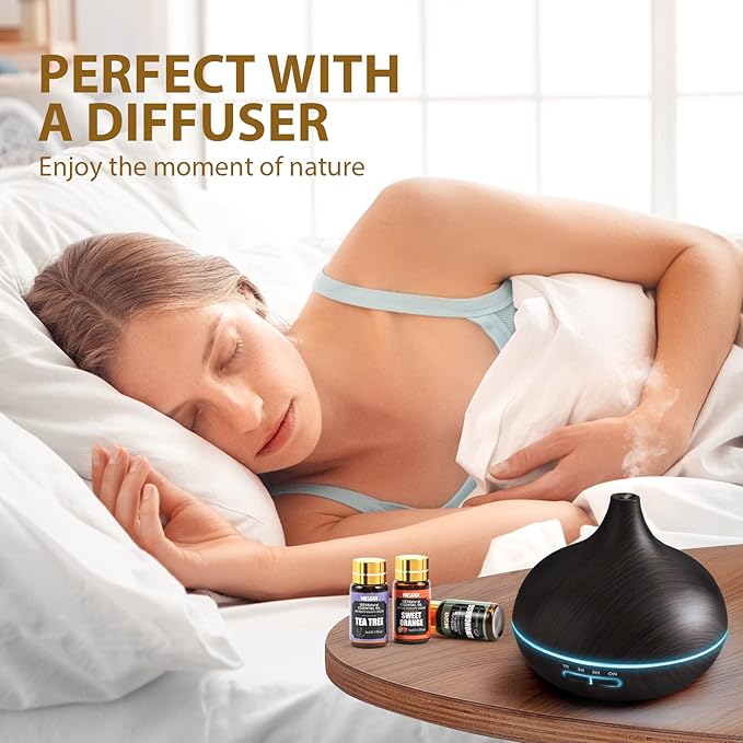 Essential Oil Gift Set -Perfect for Diffuser,Humidifier,Candle Making (18 * 5ML)