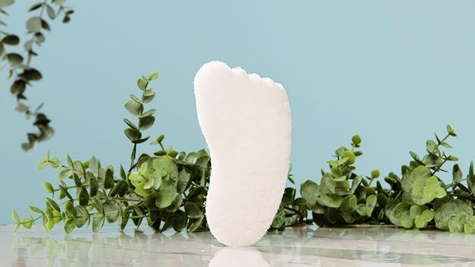 HartFelt Foot Exfoliating Sponge | Chemical-Free Foot Scrubbers for Smooth & Soft Feet | Gentle Sponge Pad for Callus Removal, Dead Skin & Cleansing | Made in USA - 2 Count