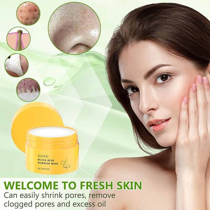 TQBAJ 2 Sets Pore Strips, Deep Cleansing Pore Strips, Blackhead Remover with 120PCS Strips, Nose Plants Pore Cleanser Purifying Face Mask for Nose and Face