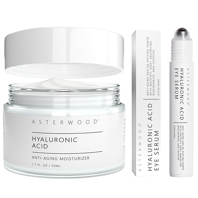 Asterwood Hyaluronic Acid Moisturizer + Hyaluronic Acid Eye Serum