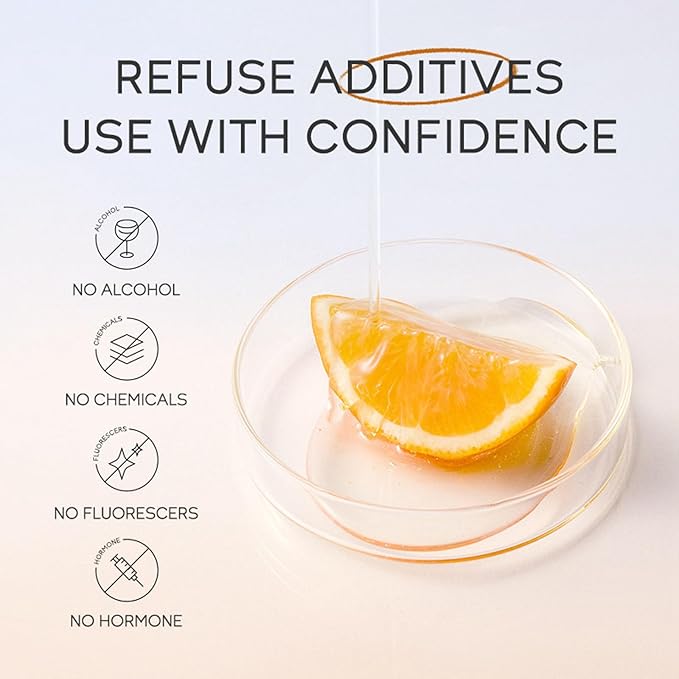 Vitamin C Skin Care Set, Girls Skincare Gift Set With Cleanser, Toner, Face Serum, Face & Eye Cream, Skin Care For Teens 10-12, Lasting Moisturizing Travel Skincare Set For Women