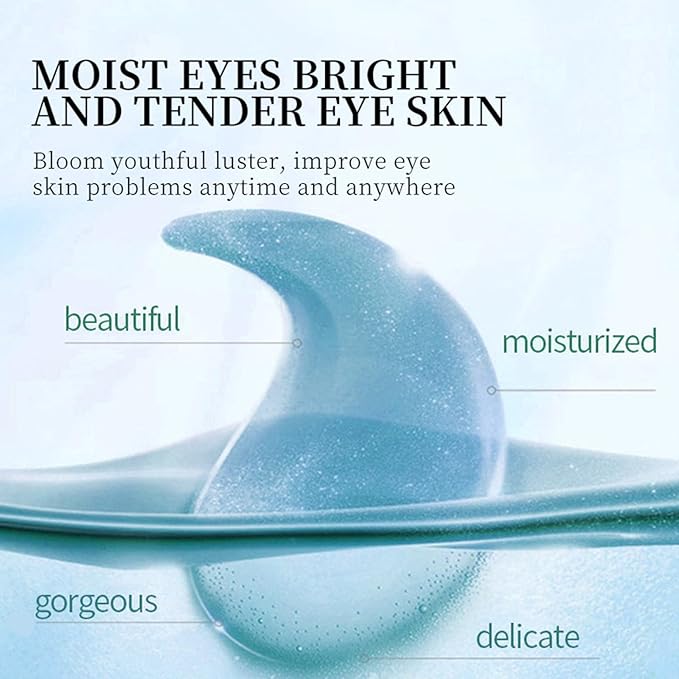 Under Eye Mask Patches, 30 Pairs Collagen Hydrating Moisturizing Smoothing Gel Pads for Puffy Eyes Bags,Dark Circles,Puffiness,Fine Lines,Wrinkles,Anti-Aging Blueberry