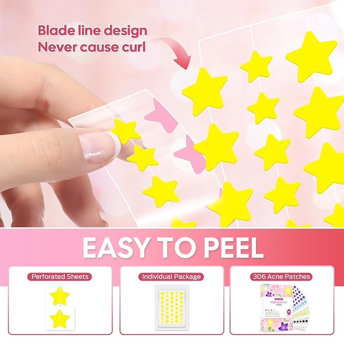 Pimple Patches Thin Pimple Patches for Face Acne patches Acne Treatment for All Skin Types Unscented Vegan & Cruelty Free Hydrocolloid & Tea Tree Formula for Blemishes Redness & Pore Treatment