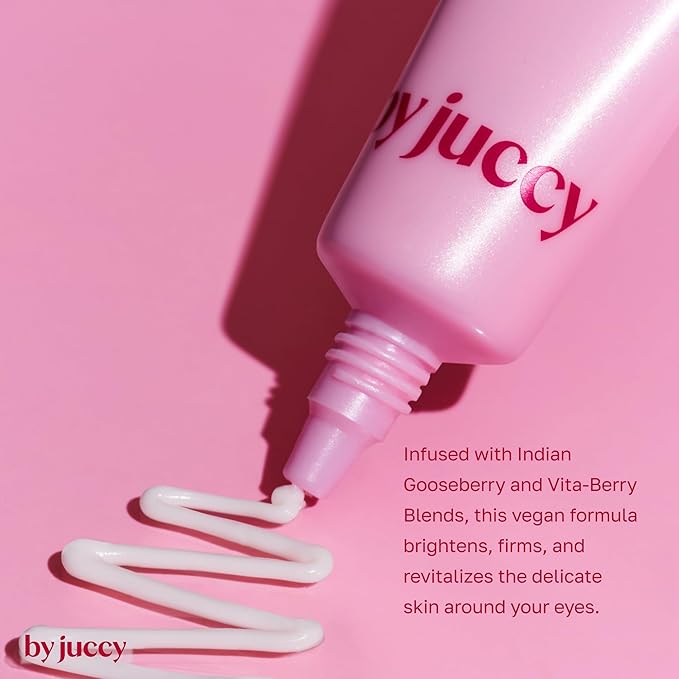 By Juccy Gooseberry Dark Circle Clarifying Eye CreamㅣFor Puffy Eye Bags, Wrinkles, Fine Lines | Vitamin C, Glutathione, PeptidesㅣAnti-aging Korean Skin Care | Korean Eye Cream | 1.01 Fl.oz