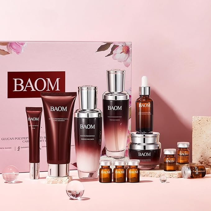 12 Pcs Moisturizing Facial Skin Care Set Skin Beauty Care Anti-Aging Skincare Kits With cleanser, toner, lotion, Essence, face cream, eye cream, Gift Sets Care Package For Women Mother