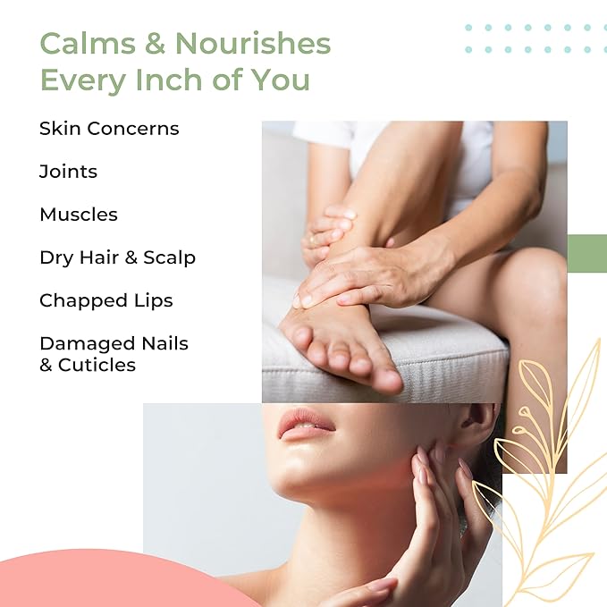 Emu Oil Skin Moisturizer - Scalp, Hair, Face, Body & Nail Moisturizer with Omega 3, 6, 9, Vitamins, & Minerals - Body & Face Serum for Fine Lines, Stretch Marks, Dry Lips & Cuticles - 100mL, Unscented