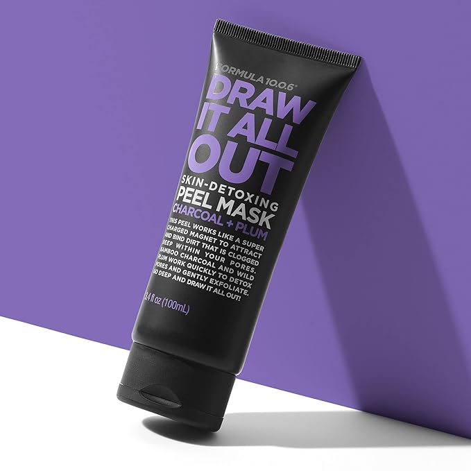 FORMULA 10.0.6 - Draw It All Out Skin-Detoxing Charcoal Peel Mask 3.4 fl oz (100ml)