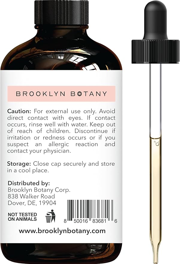 Brooklyn Botany Spearmint Essential Oil - Huge 4 Fl Oz - 100% Pure and Natural - Premium Grade with Dropper - for Aromatherapy and Diffuser