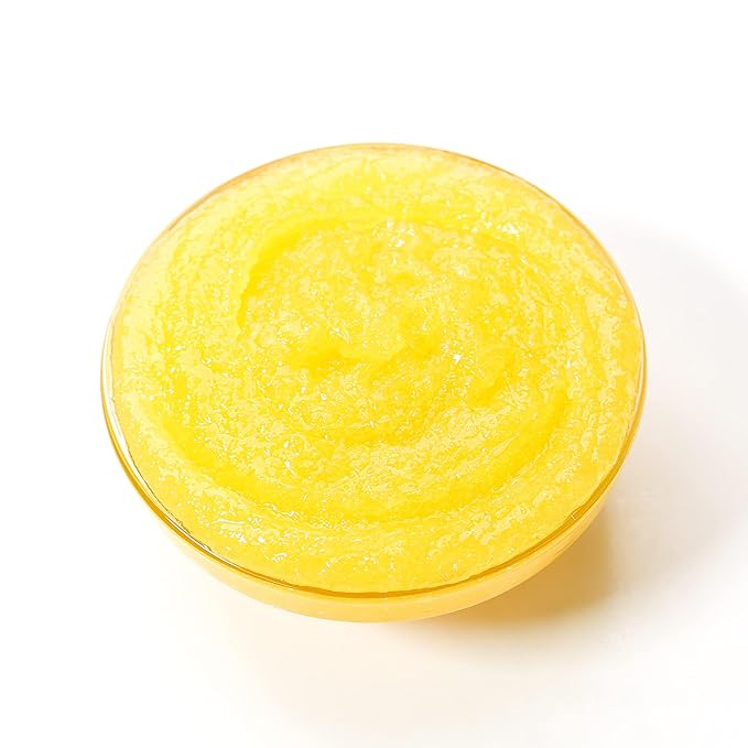 Amira Beauty Lemon Sugar Body Scrub Exfoliating Ultra Hydrating Moisturizing Scrub - Fights Cellulite & Stretch Marks (14oz)