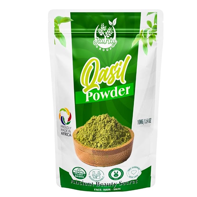 Jaunty Qasil Powder 100 Grams | 3.5 oz Ancient Somali Beauty Secret - Plant Based Mask Natural Deep Cleansing