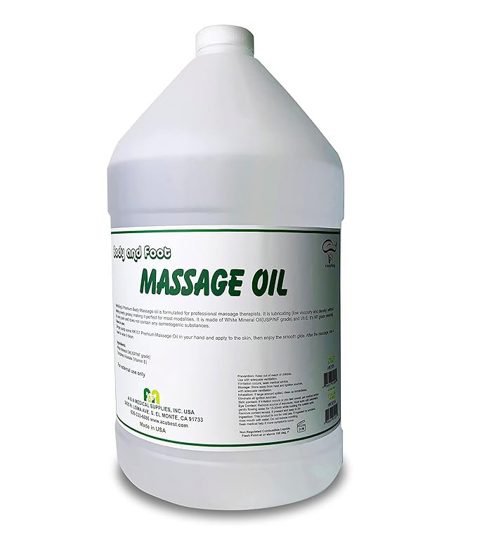 Premium Body Mineral Oil for Spa and Massage | USP Grade | Relaxing | Soothing | Therapeutic | Repair Dry Skin | Hydrate and Nourish | Unscented | Clear | Allergy-Friendly (4)