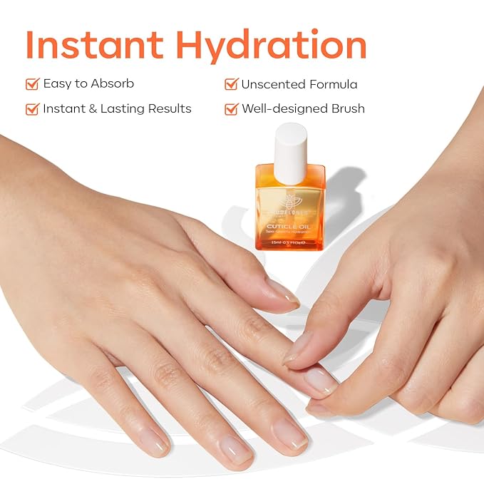 Modelones 4Pcs Nail Dehydrator and Primer Bundle with Cuticle Oil