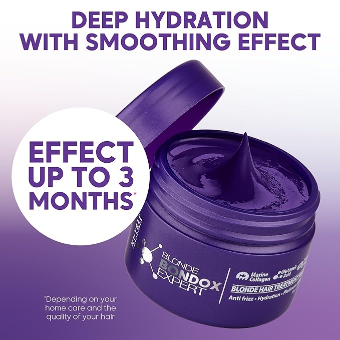 Amazonliss HAIR TREATMENT MASK FOR DAMAGED BRAZILIAN BONDOX & BLONDE & AFRO Thermal Activated Mask