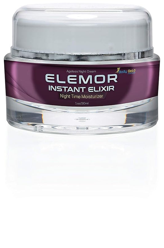 Elemor - Instant Elixir - Night Cream - Help treat and protect your skin while you sleep - Anti Aging moisturizer delivers powerful actives while moisturizing the skin with advanced ingredients