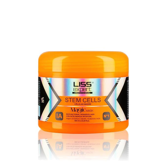 Liss Expert Stem Cells Magic MASK, Argan Oil, Keratin, Hyaluronic Acid | Provides Long-Lasting Frizz & Humidity Protection| Moisturizing | For All Types of Hair