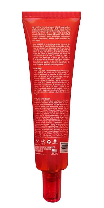 HAIRtamin Scalp Serum | Visibly Thicker, Nourished Hair and Healthy Scalp Treatment (Two Pack)