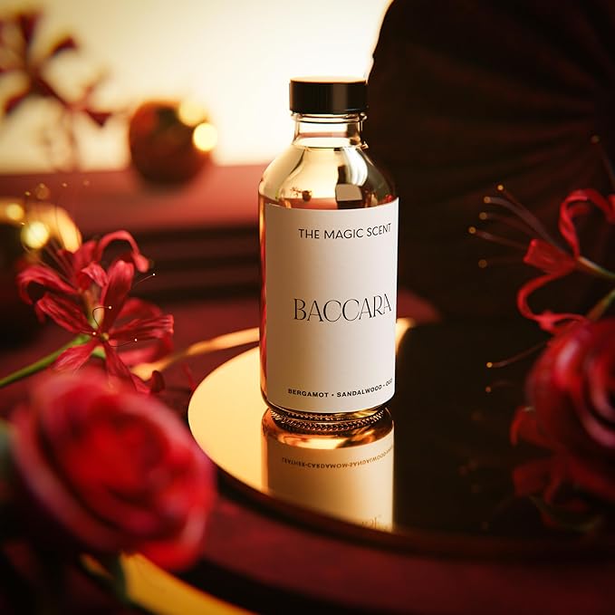 Baccara Oils for Diffuser - HVAC, Cold-Air, & Ultrasonic Diffuser Oil Inspired by The Baccarat Rouge - Essential Oils for Diffusers Aromatherapy - 8.5 fl oz, 250 mL